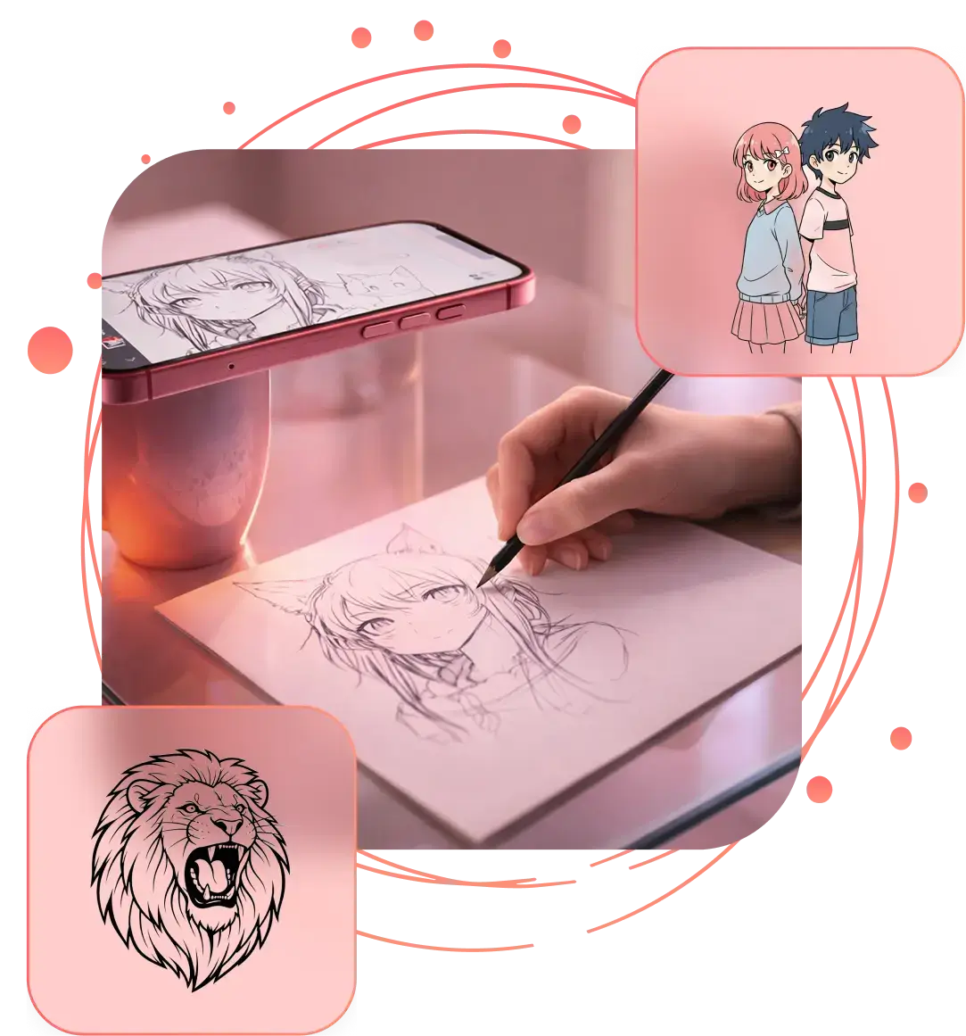 AR Drawing app for draw and trace sketches